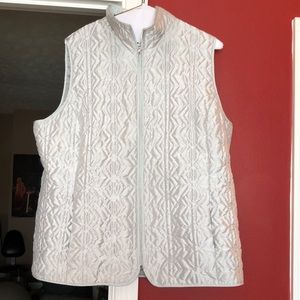 Allison Daley silver vest